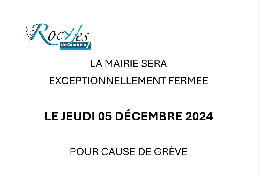 Fermeture de la mairie 