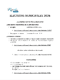 INSCRIPTIONS SUR LES LISTES ELECTORALES