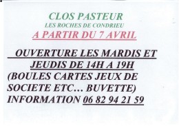 Animations au Clos Pasteur