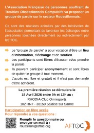 Groupe de parole TOC – Secteur Roussillonnais
