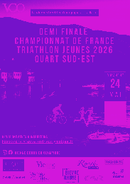 Demi-finale du Championnat de France – Triathlon Jeunes 2026 (Quart Sud-Est)