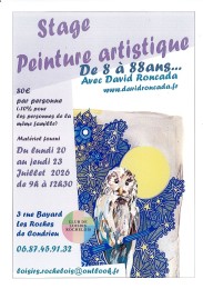 Stage de Peinture Artistique avec David Roncada 