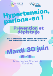 Hypertension, parlons-en ! — Prévention et dépistage