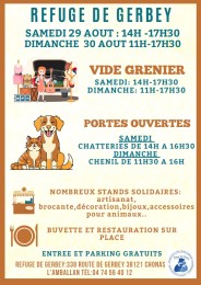 Vide-grenier & Portes ouvertes au Refuge de Gerbey