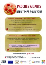 Proches Aidants : Deux temps pour vous